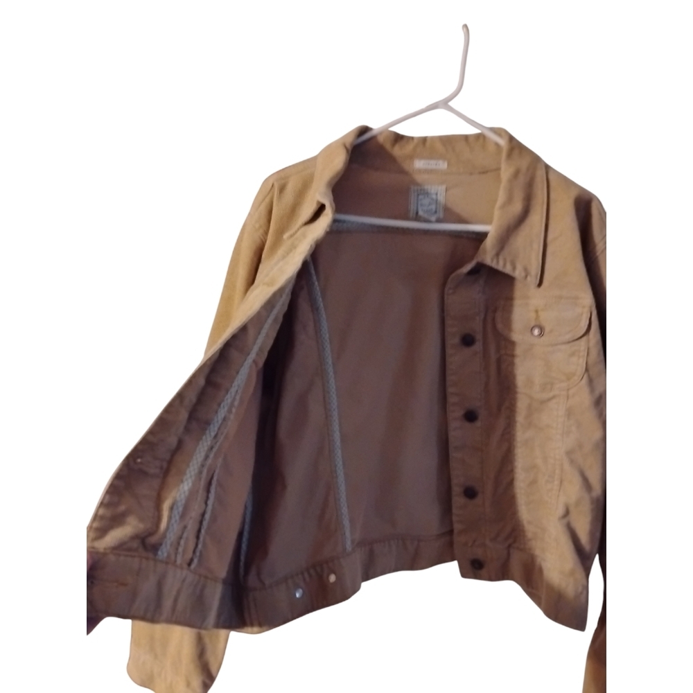 Old Navy Corduroy Stretch Trucker Cropped Jacket Pockets Western Streetwear XXL - Picture 6 of 10